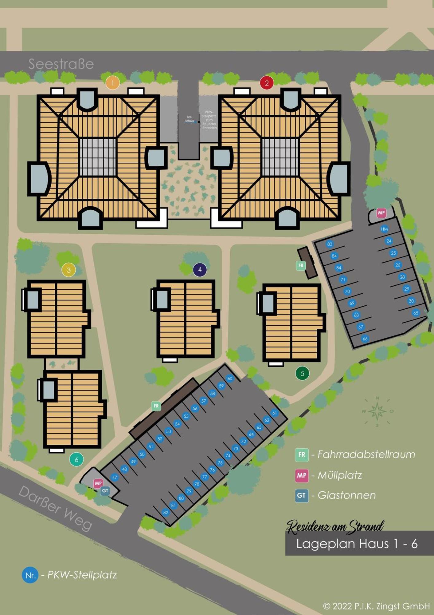 Residenz Am Strand Wohnung 2-33 Zingst Exteriör bild